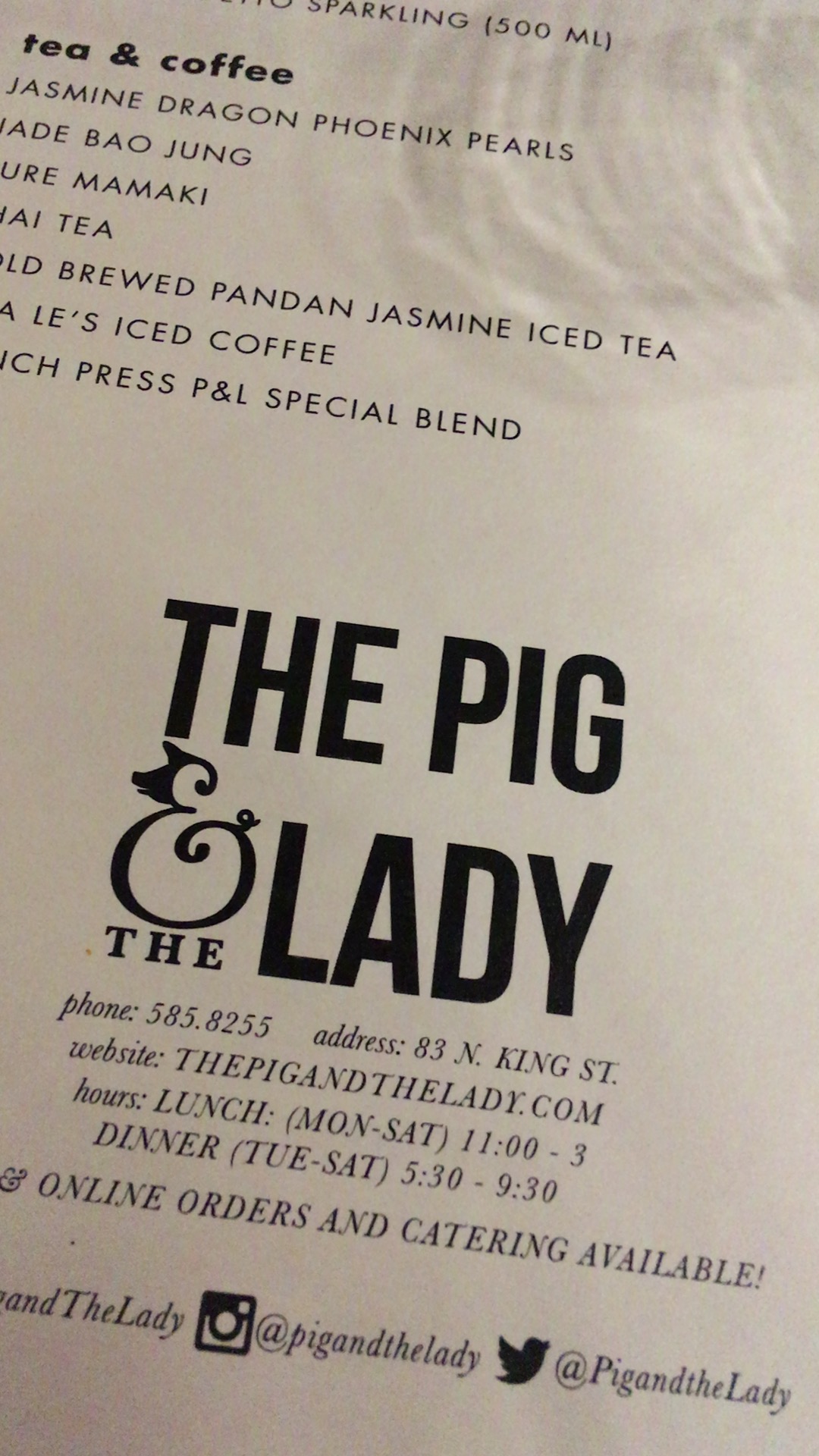 THE PIG and THE LADY